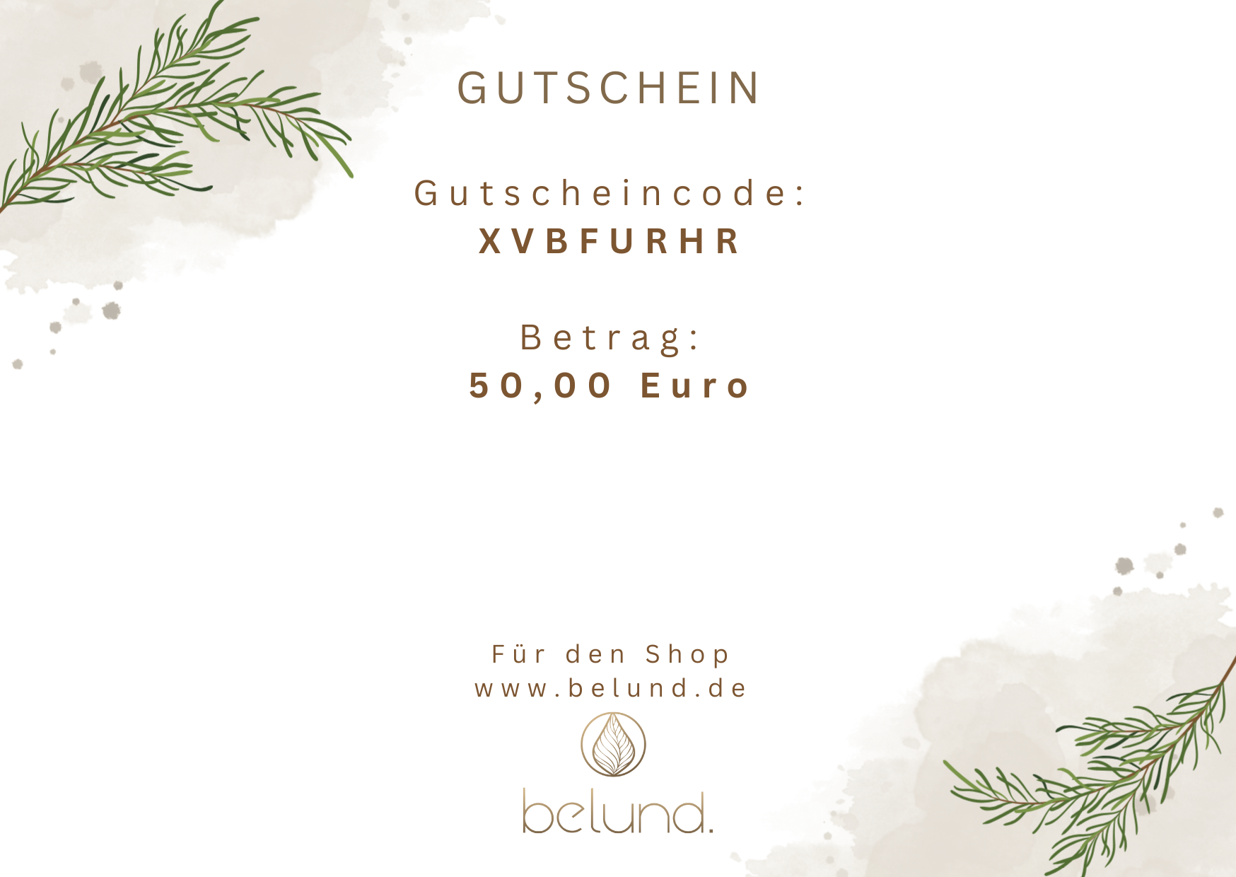 Gutschein für den belundshop ein unternehmen aus dem Schwarzwald dem du vertrauen kannst heimat und qualität