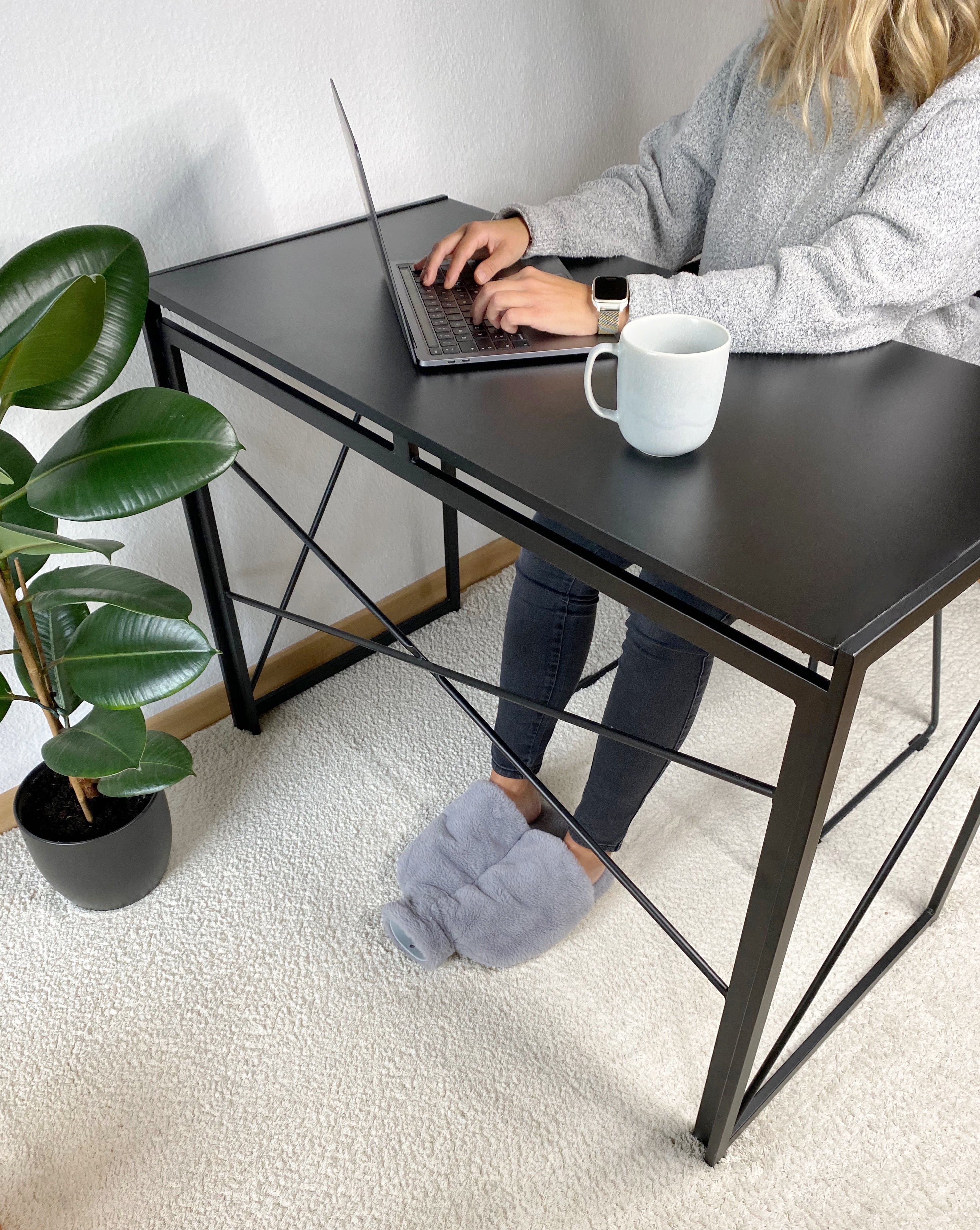 2 in 1- Wärmflasche und Fußwärmer (Hellgrau)